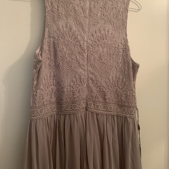 NWT Ever Pretty Gray Pleated Gown Size 10 great for any formal occasion - Picture 6 of 14